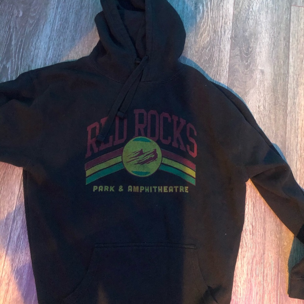 Red rocks vintage hoodie